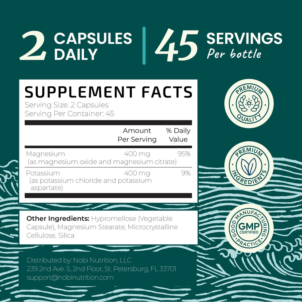 Nobi Nutrition bottle closeup emphasizes quality and GMP manufacturing