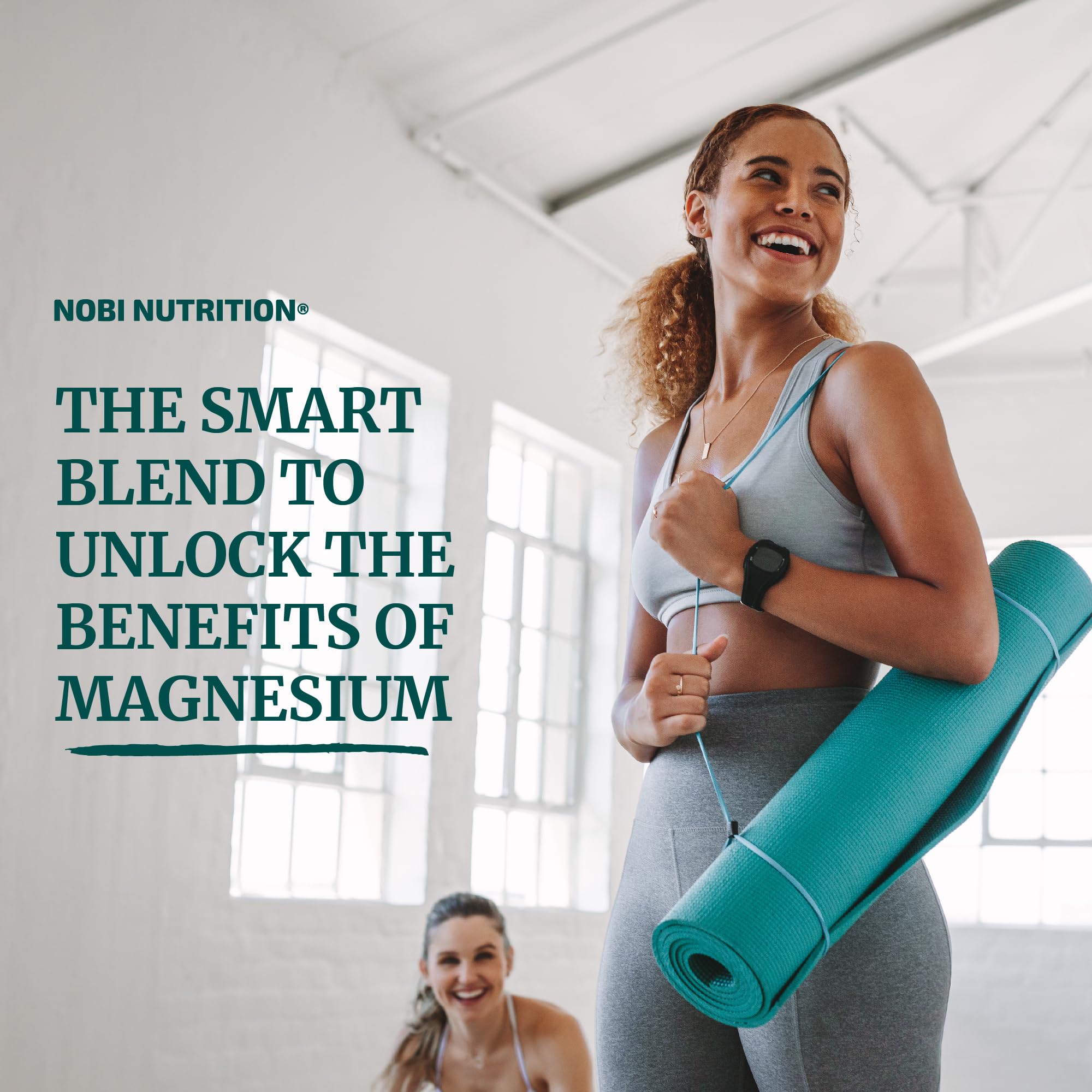 Nobi Nutrition Triple Magnesium Softgels calm-relaxation scene implying stress relief potential