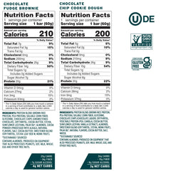 Close-up of wrapped No Cow bars highlighting clean ingredients and low sugar