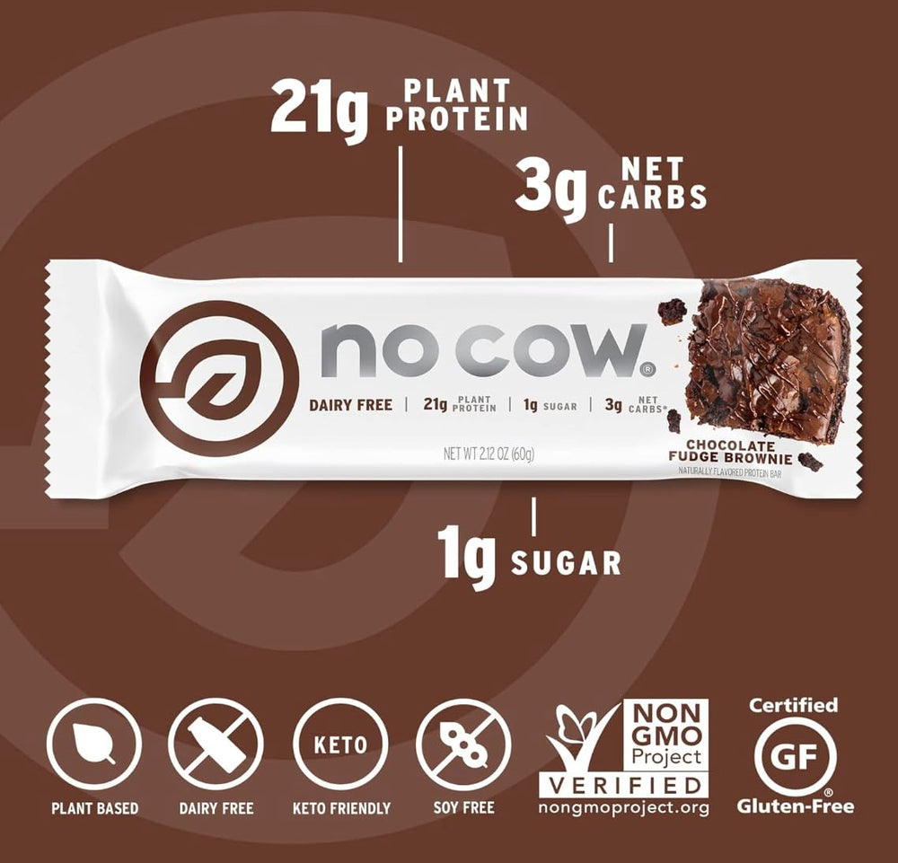 Half-eaten No Cow bar reveals chewy, fiber-rich bite