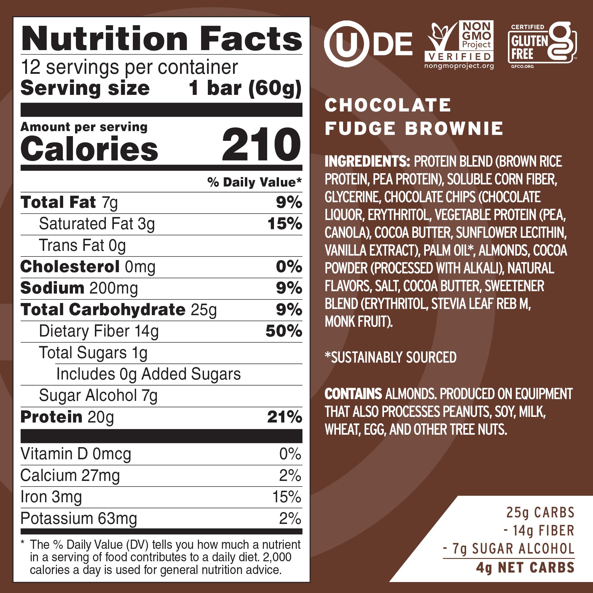 No Cow vegan protein bar unwrapped on table, ready for on-the-go energy