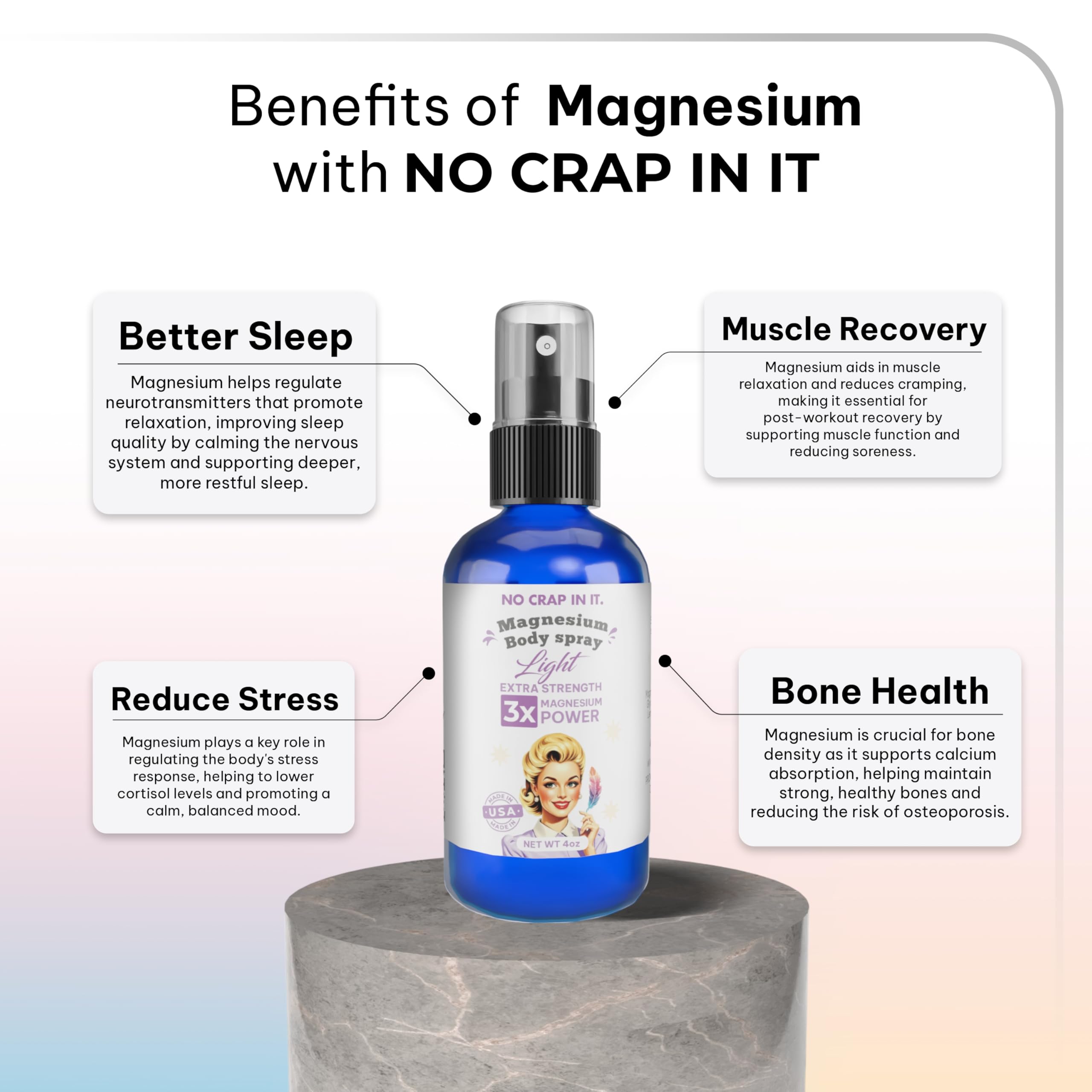 No Crap In It use-case scene shows on-the-go relief after activity.