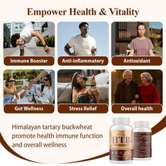 Nokuba quercetin extract rich buckwheat capsule visual emphasizing antioxidant support.
