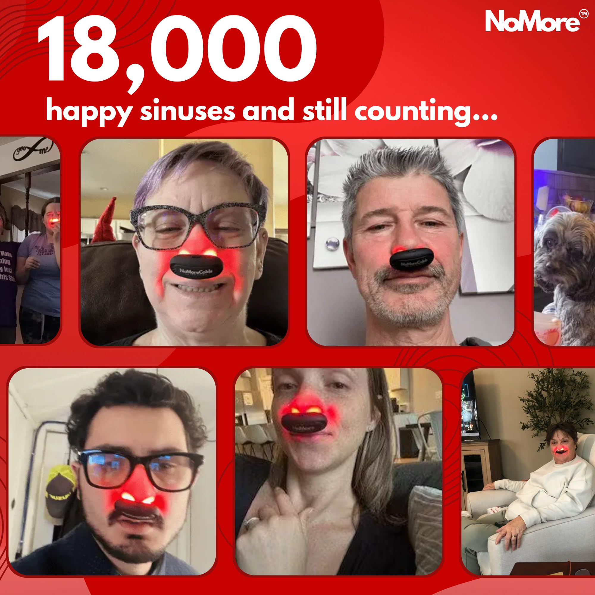 NoMore Original nose device compact design enables simple setup.