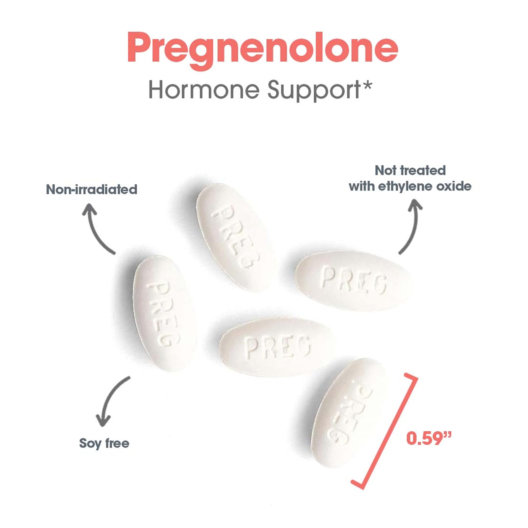 Allergy Research Group soy-free non-GMO ingredients label.