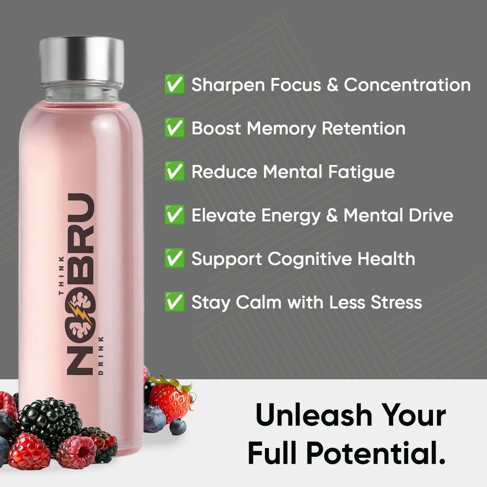Noobru Pro serving scoop ready for daily cognitive support.