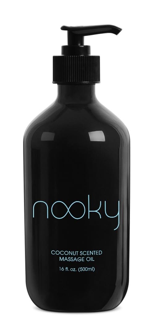Nooky couples massage scene highlights fragrance and smooth glide
