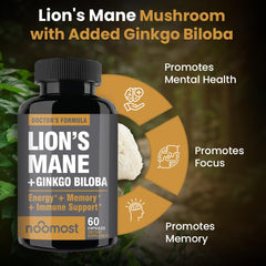 NooMost Ginkgo Biloba panel highlights natural brain health options.