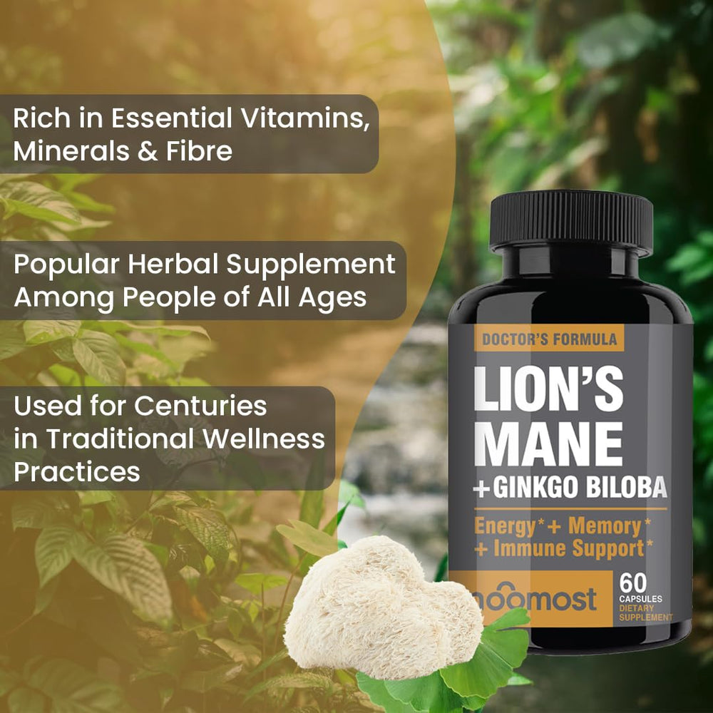 NooMost Organic formula label signals non-GMO, plant-based capsules.