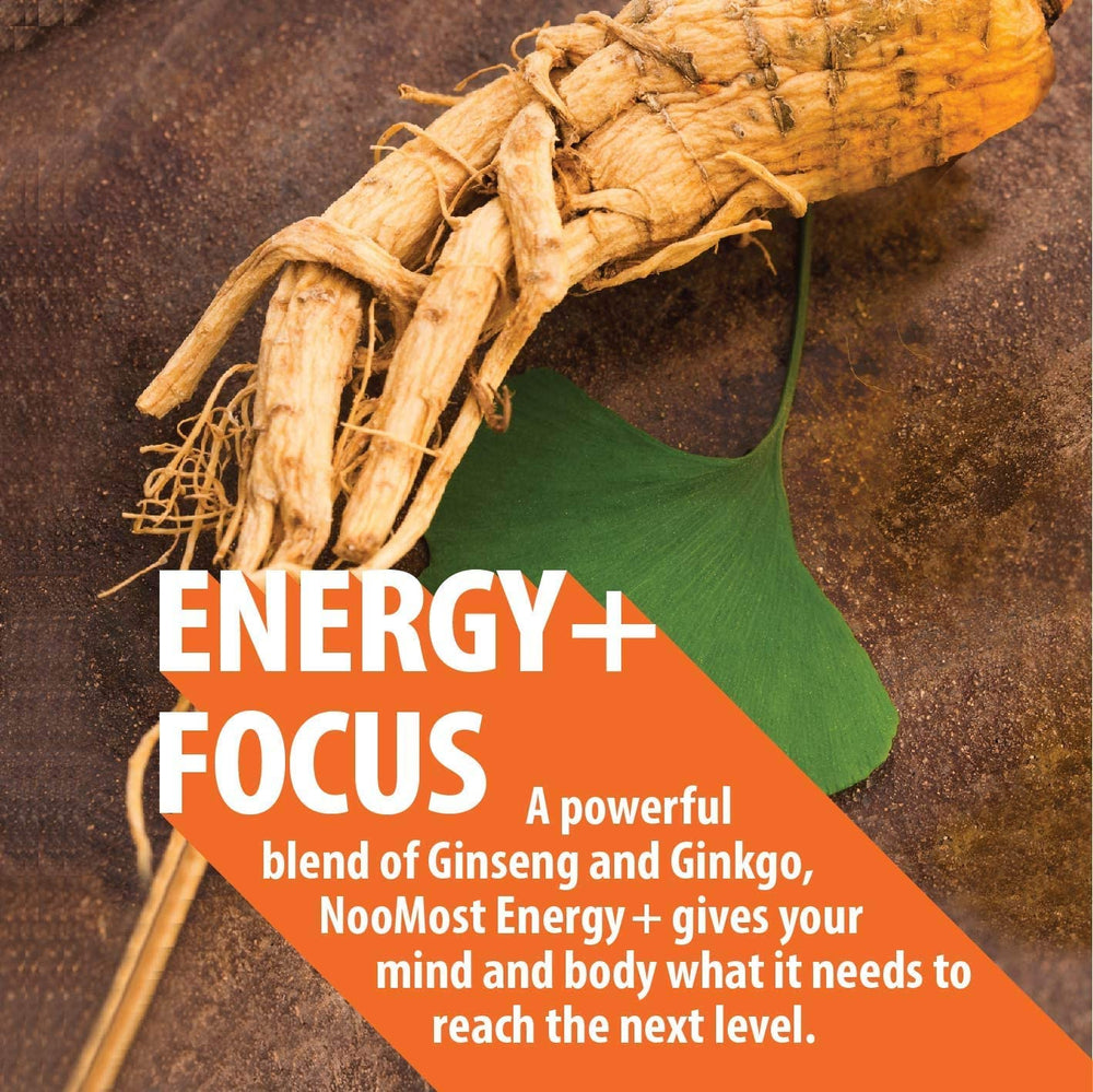 NooMost vegan capsules pack for convenient daily energy support