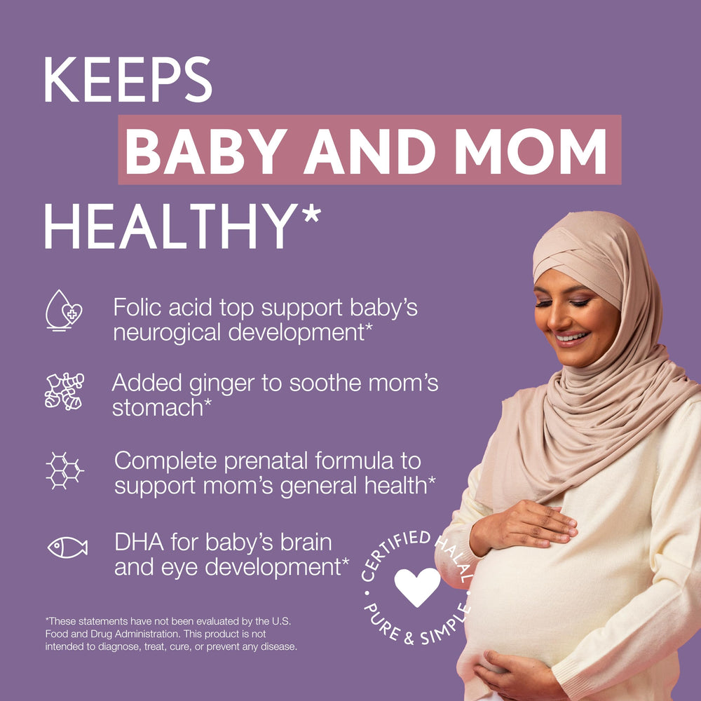 Noor Vitamins packaging front highlights halal, GMO-free, and gluten-free status for clean daily use.