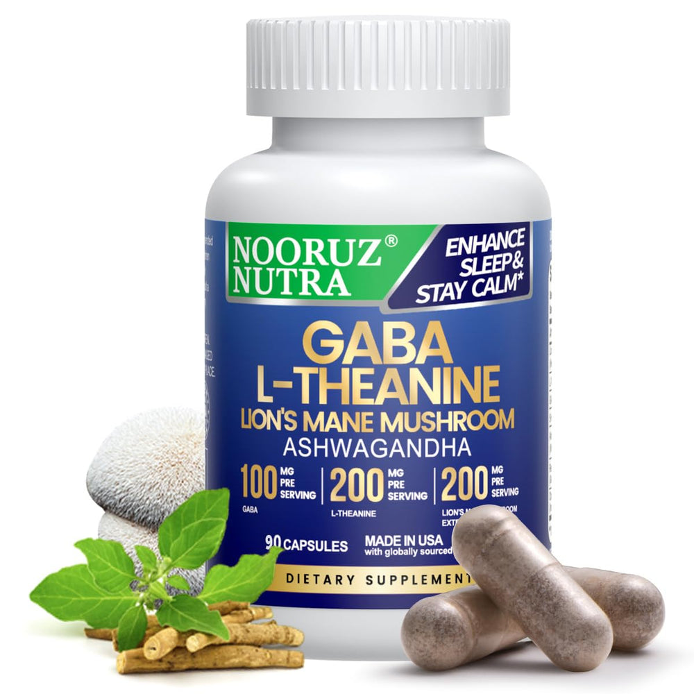 NOORUZ Lions Mane capsules for daily focus and sustained energy.