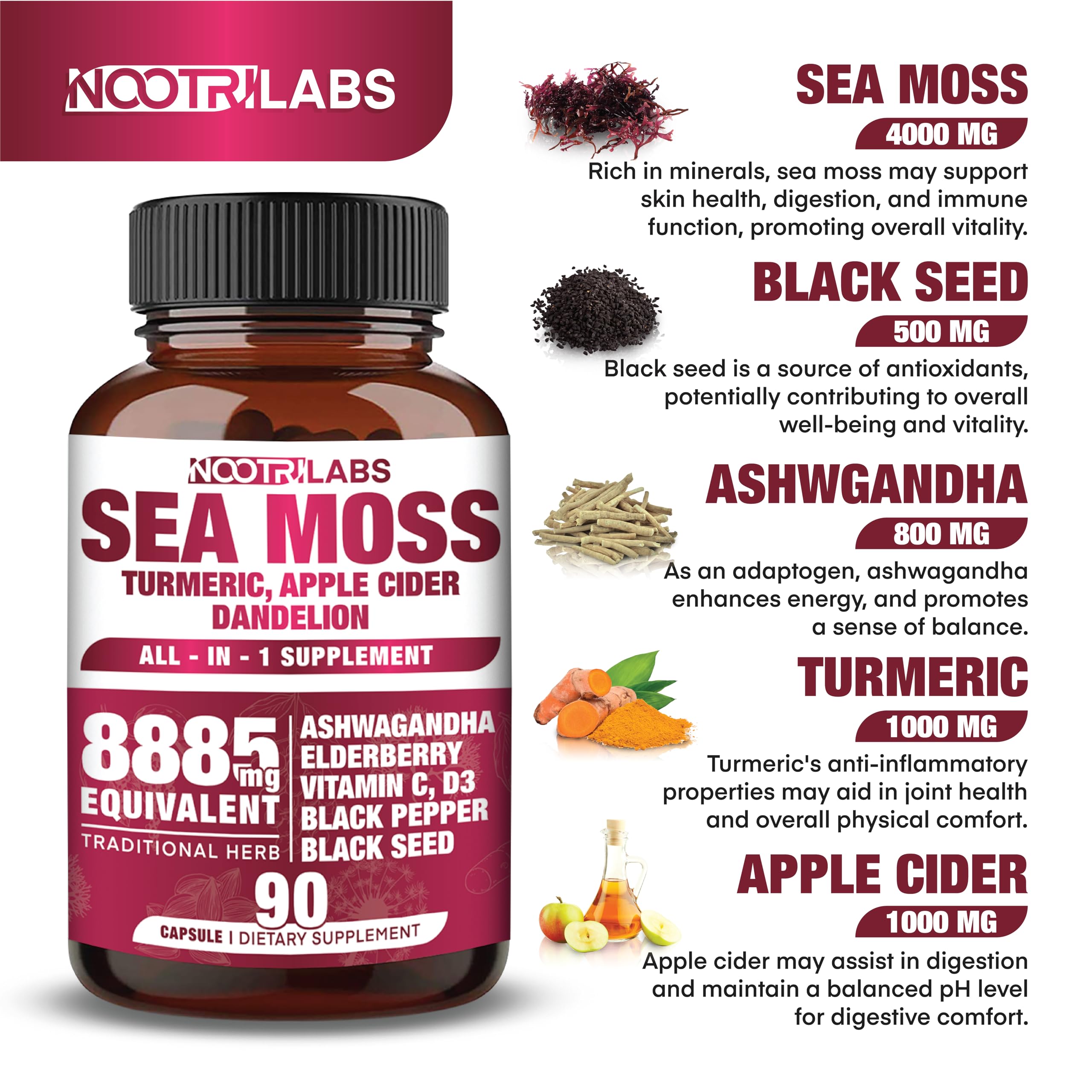 NootriLabs Naturals Black Seed capsules close-up emphasizing antioxidant benefits