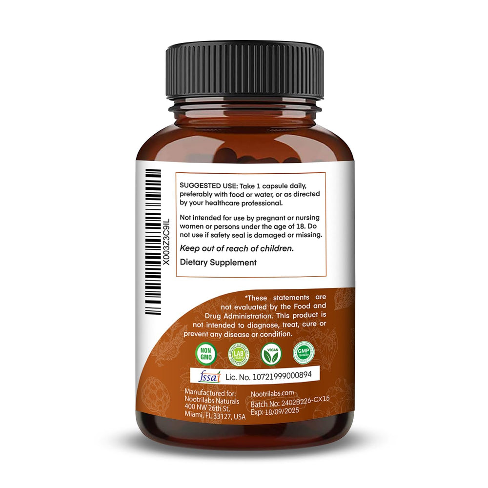 Nootrilabs Naturals capsules pouring to show easy daily use.