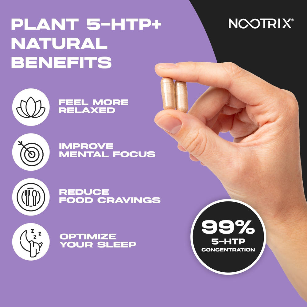 Nootrix organic 5-HTP ingredients highlight Griffonia simplicifolia potency.