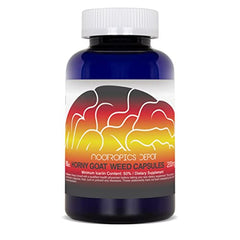 Nootropics Depot Horny Goat Weed 90-count bottle shown for convenient daily use.