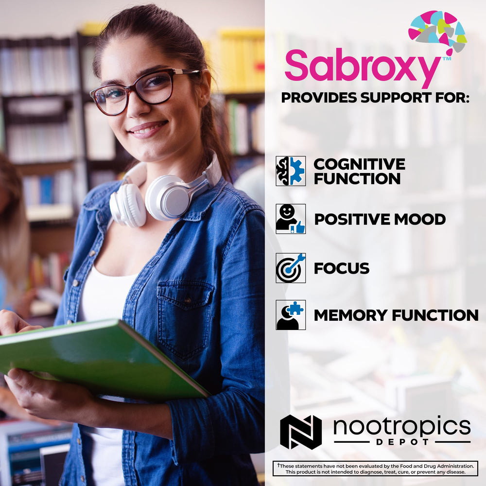 Sabroxy tablets arranged on a desk for study sessions.