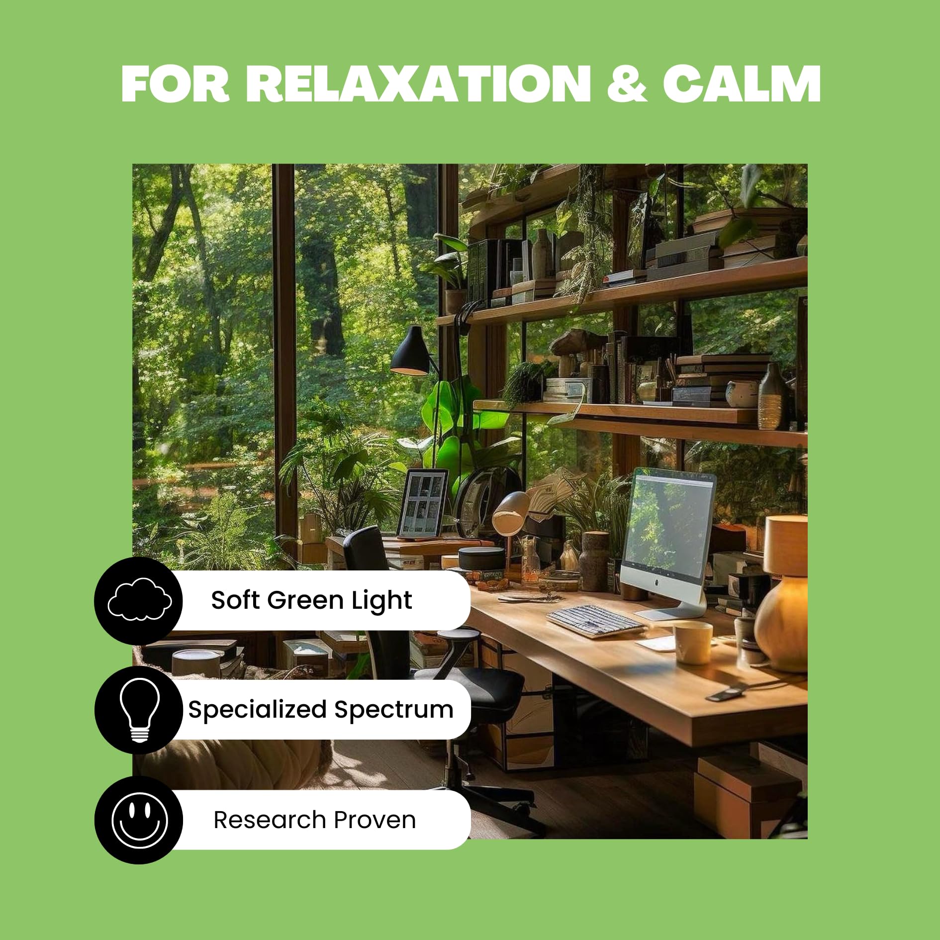 Norb Relief Leaf set for evening relaxation and mood-friendly ambience.