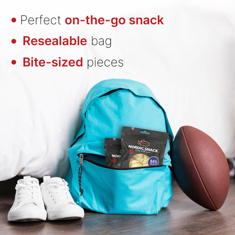 Nordic Catch on-the-go snack idea for gym bags and hikes.
