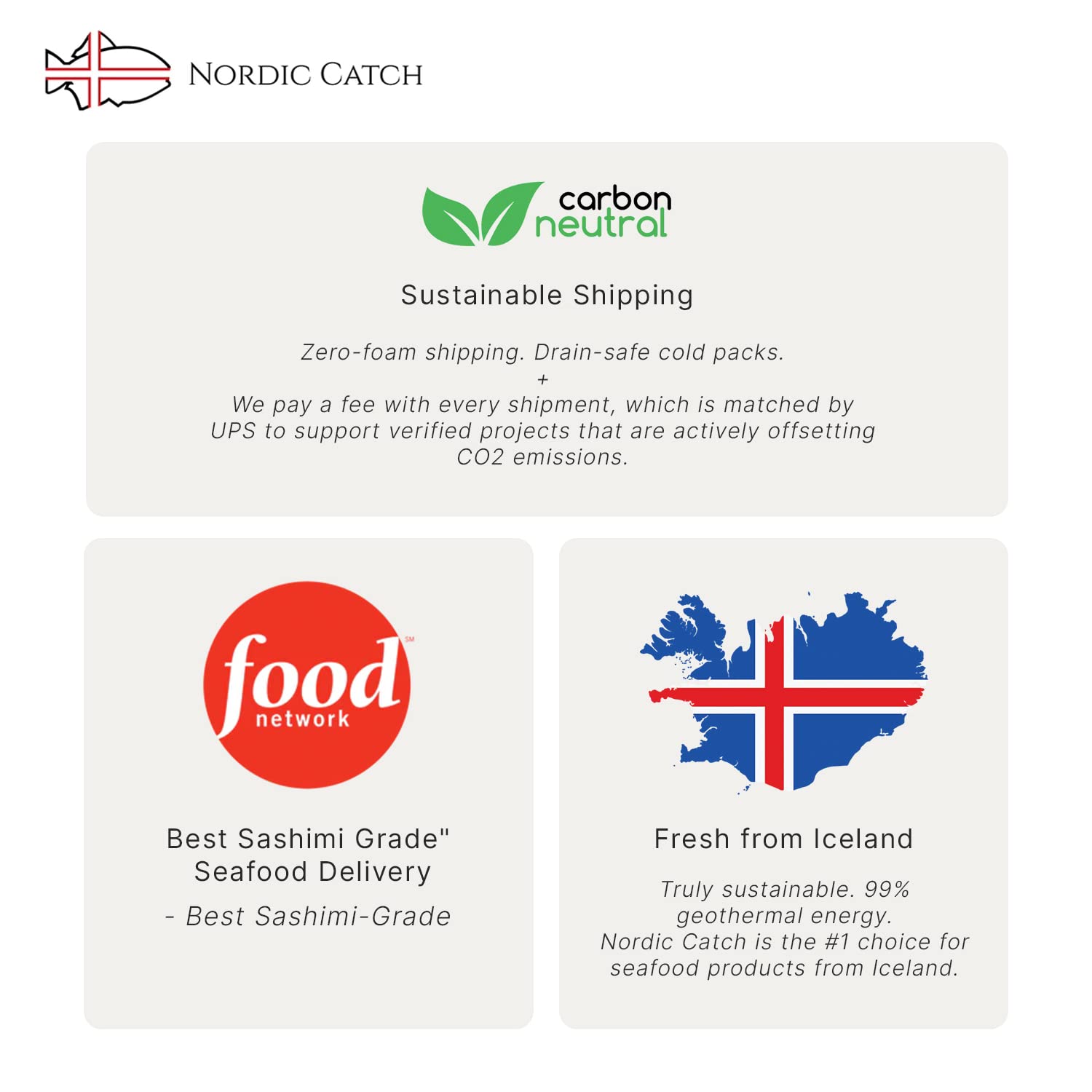 Nordic Catch resealable bag keeps crunch fresh between uses.