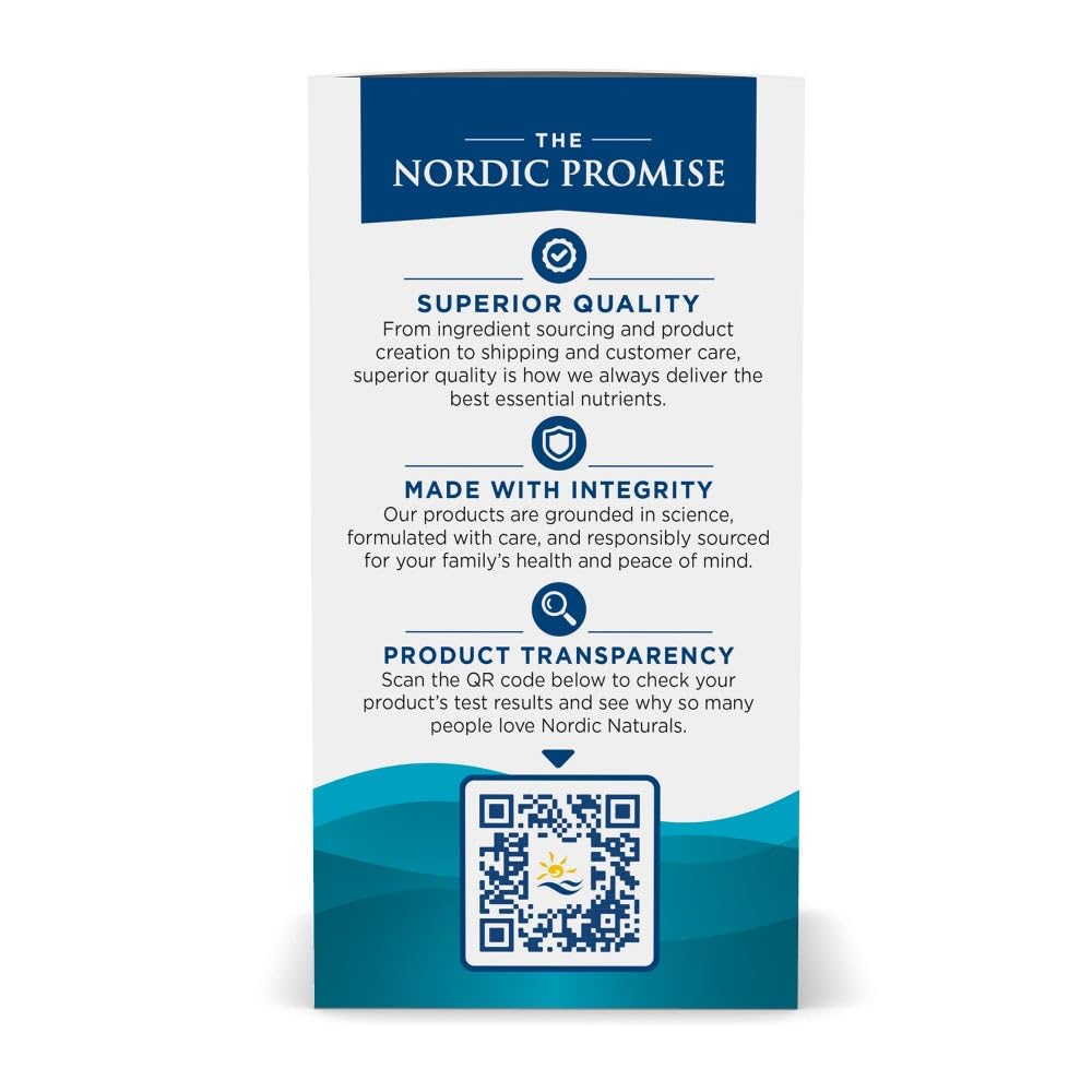 Nordic Naturals Algae DHA ingredients panel, microalgae-derived omega-3.