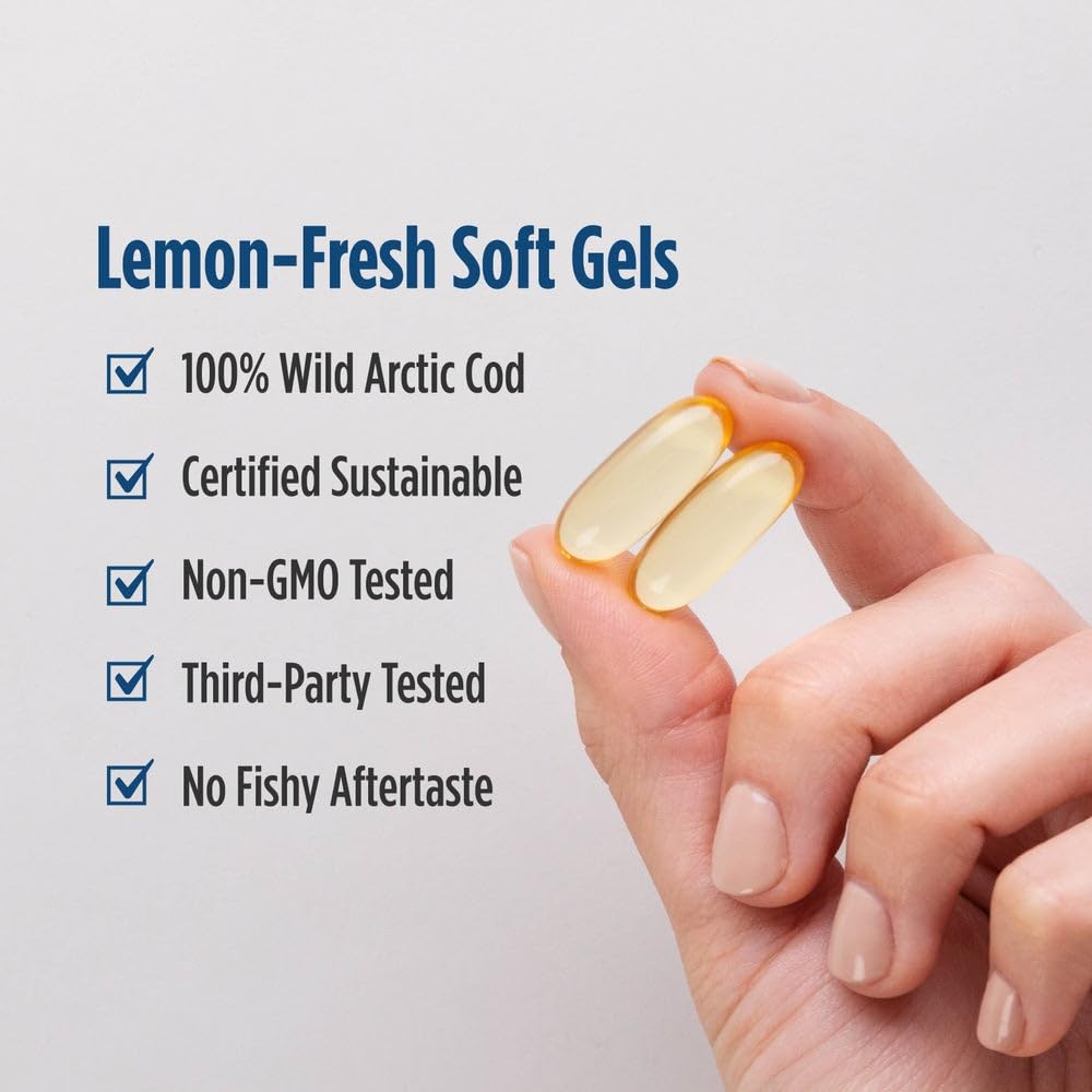 Nordic Naturals Arctic Cod Liver Oil Lemon purity testing label