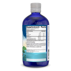 Close-up of orange bottle cap from Nordic Naturals cod liver oil