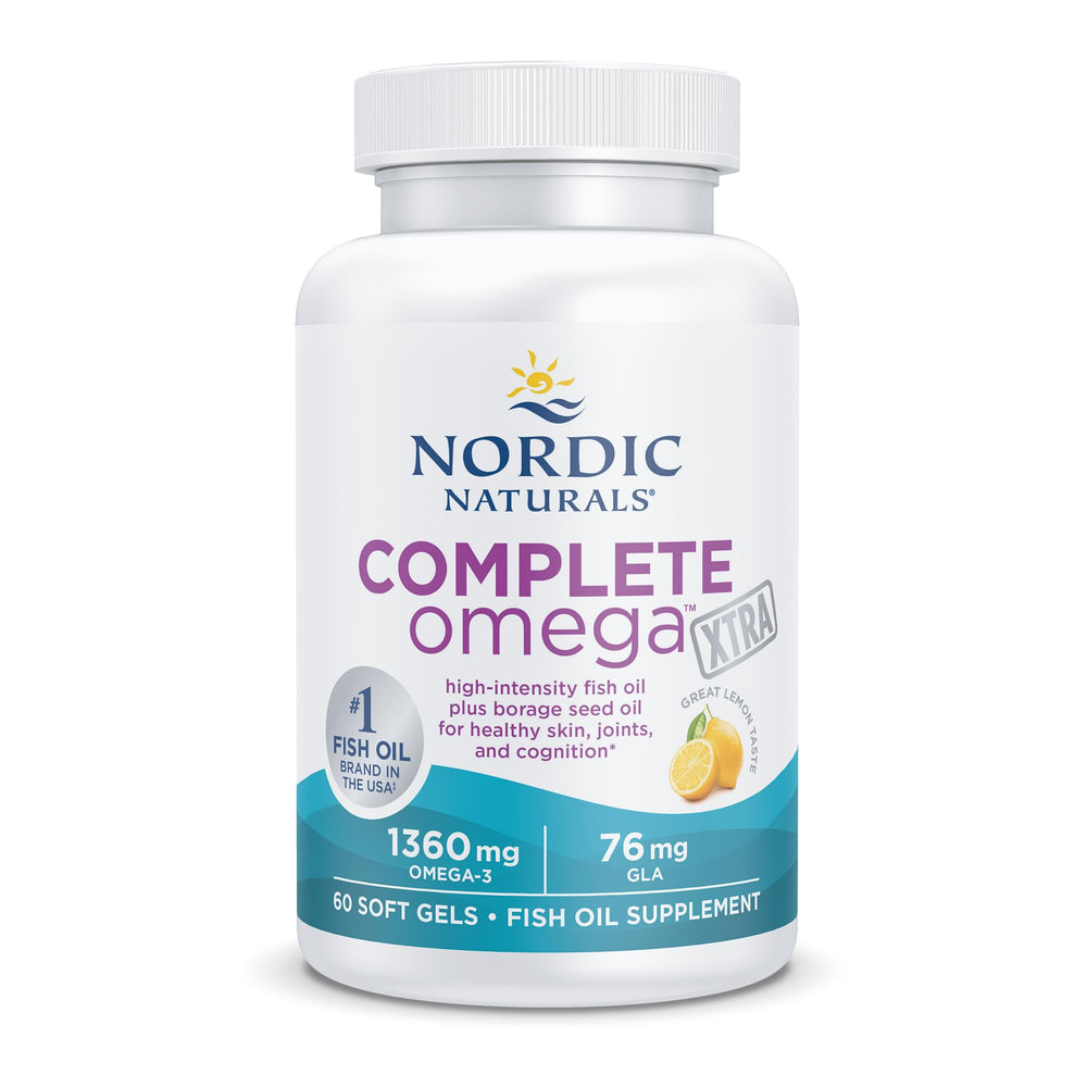 Nordic Naturals borage seed oil graphic showing the GLA source