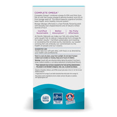 Nordic Naturals Complete Omega bottle pour highlights simple daily dosing.