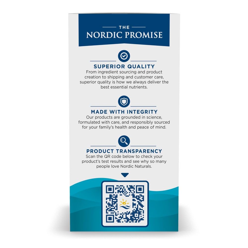 Nordic Naturals Complete Omega label detail shows non-GMO and lemon flavor.