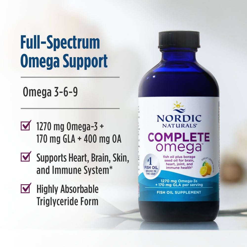 Nordic Naturals Complete Omega lemon taste swatch shows lemon flavor.