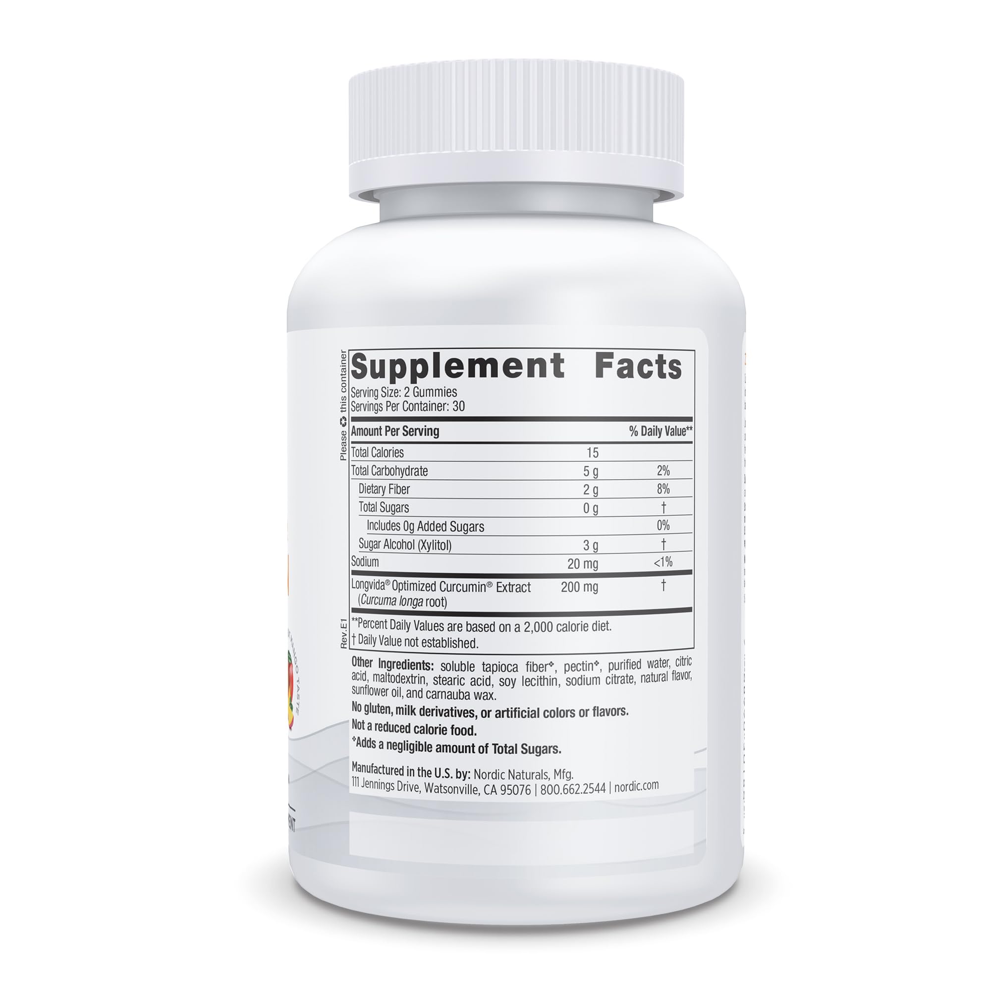 Nordic Naturals curcumin gummies SLCP technology illustration highlighting enhanced absorption.