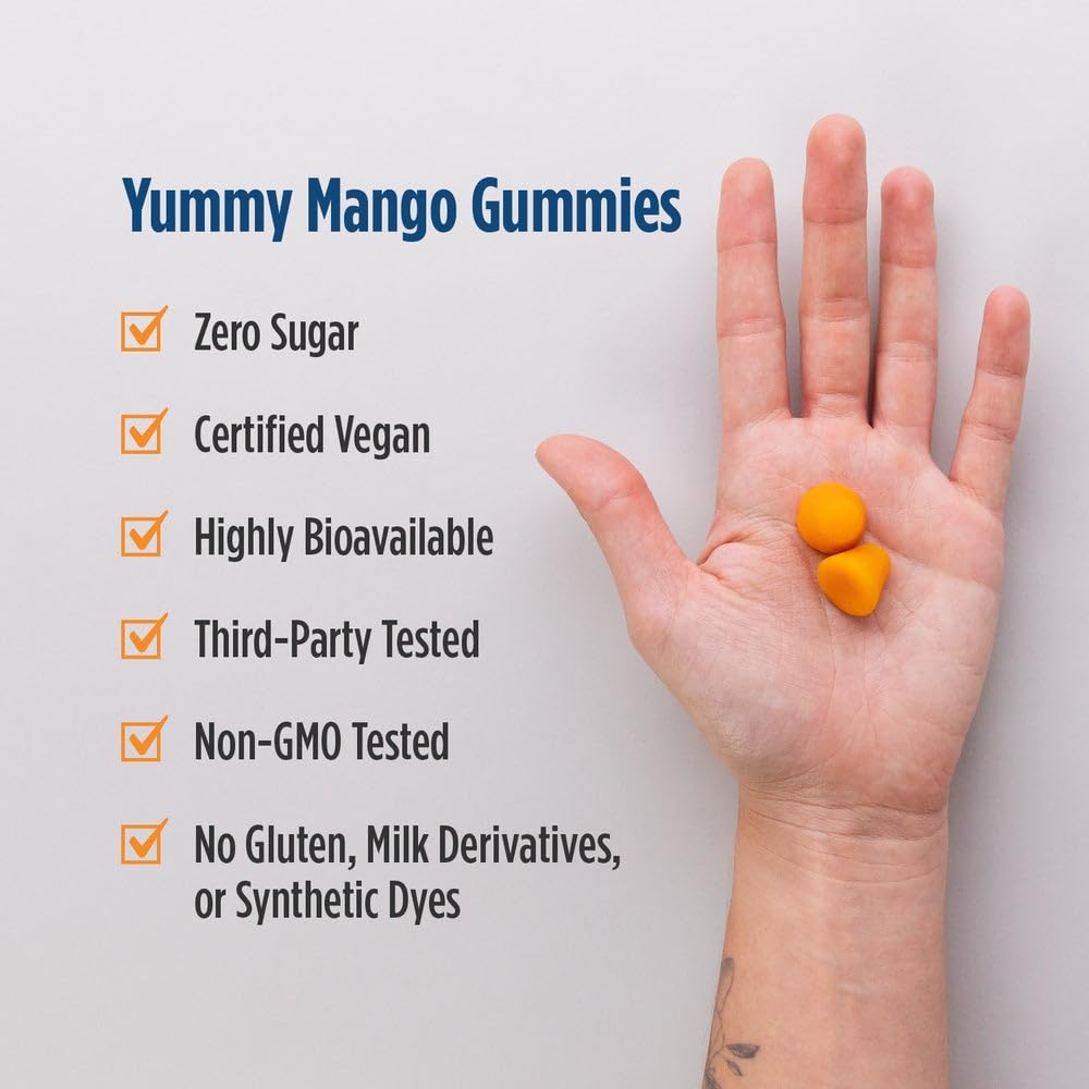 Nordic Naturals vegan non-GMO label shown on gummy bottle.