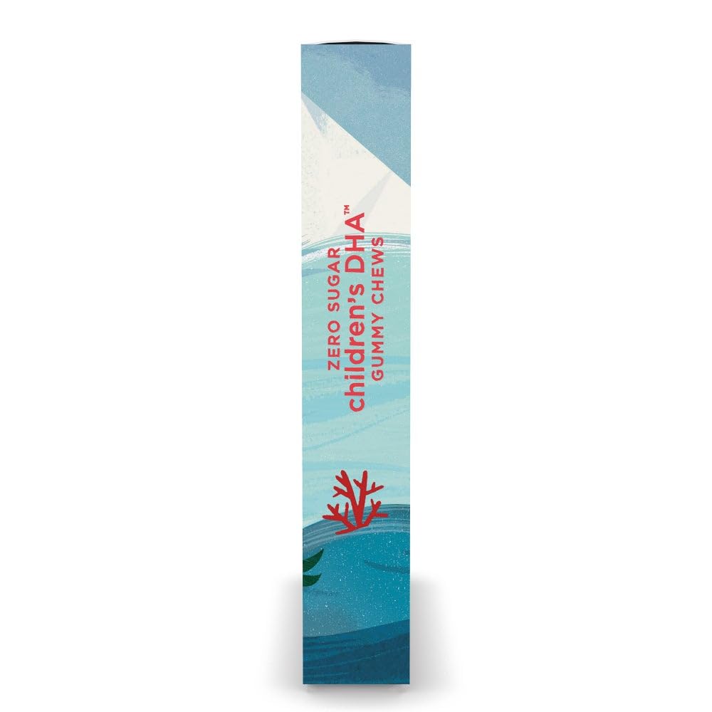 Nordic Naturals DHA gummy chews for 3+ kids; tasty daily intake option