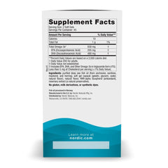 Nordic Naturals DHA Strawberry soft gels closeup, easy-to-swallow form with pleasant taste
