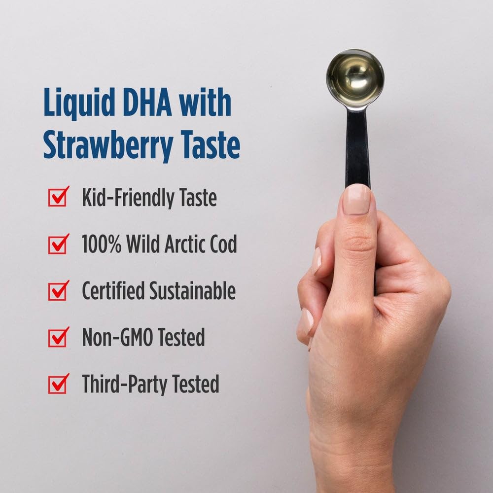 Nordic Naturals non-GMO gluten-free dairy-free label ensures allergen safety.