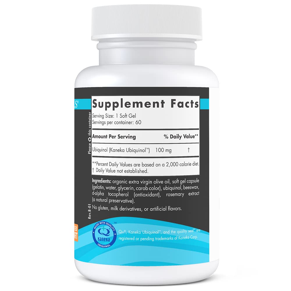 Nordic Naturals CoQ10 Ubiquinol Sport packaging shown for daily routines.