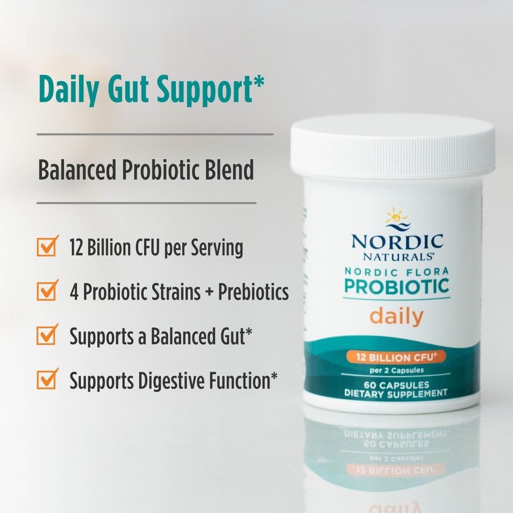 Third party testing seal on Nordic Flora Probiotic Daily packaging