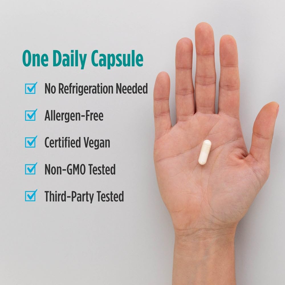 Nordic Naturals Nordic Flora Probiotic Maximum Care prebiotic FOS close-up enhances probiotic viability