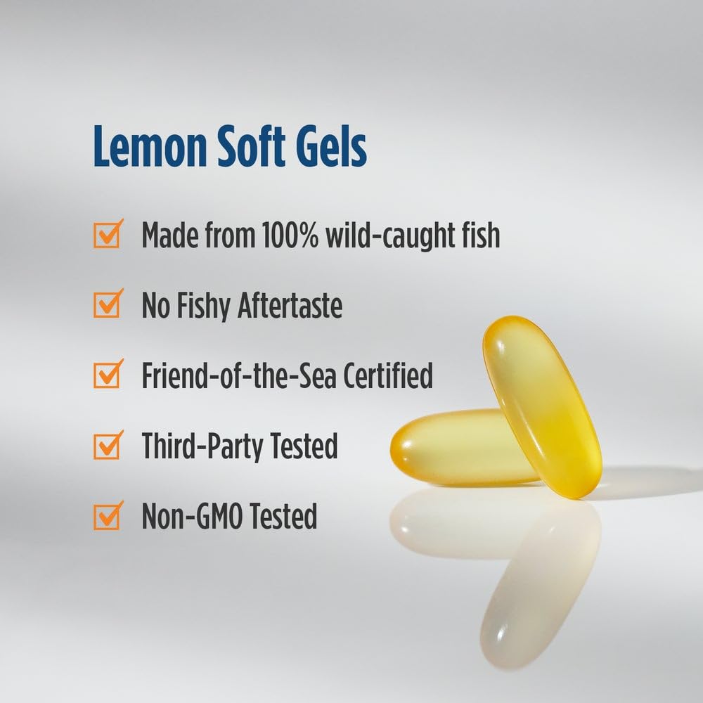 Nordic Naturals Omega-3D non-GMO seal on packaging.