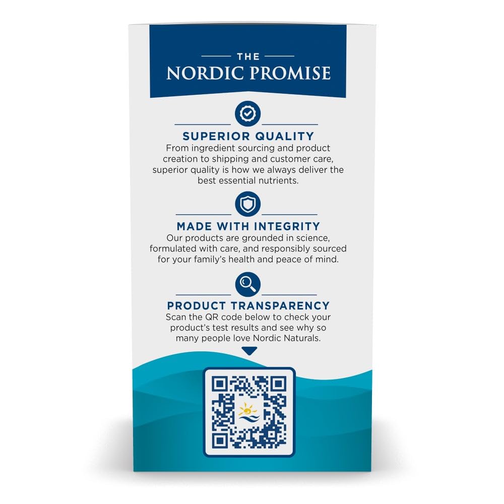 Nordic Naturals Omega-3 softgels pack ready for daily routine.