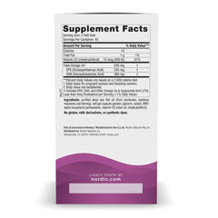 Nordic Naturals Prenatal DHA soft gels closeup, easy to swallow during daily routines.