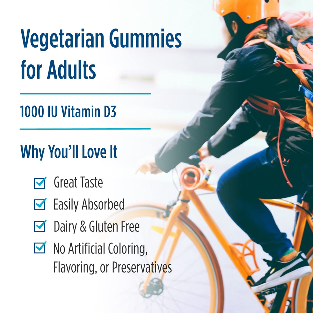 Nordic Naturals Pro Vitamin D3 Gummies Wild Berry packaging communicates sustainability and purity.