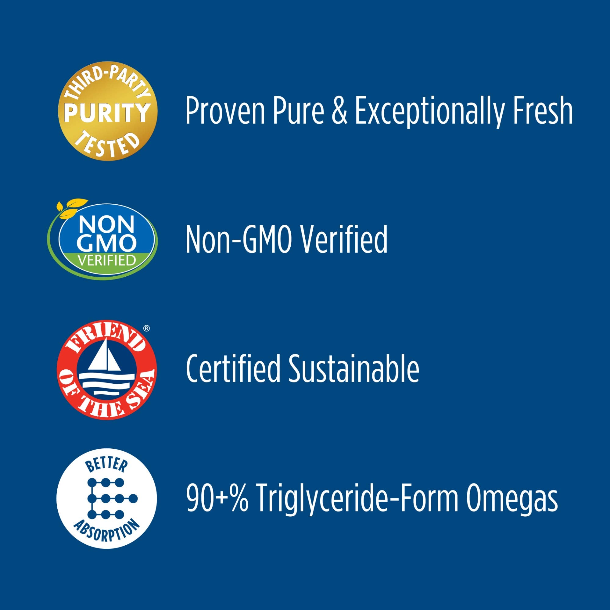 Nordic Naturals ProOmega 2000-D wild-caught fish source illustration supporting purity.