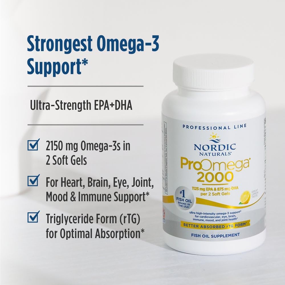 Point-of-sale packaging display for Nordic Naturals Pro Omega 2000 Lemon Lemon.
