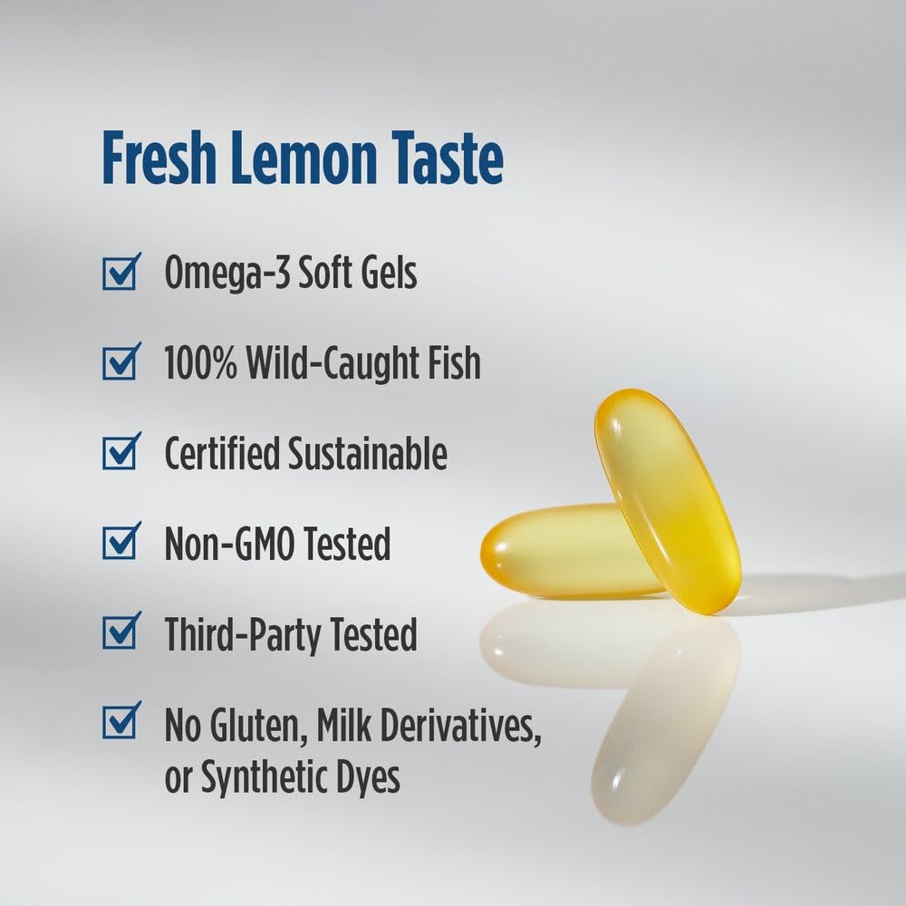 Nordic Naturals ProOmega-D product icons indicate non-GMO, dairy-free, gluten-free