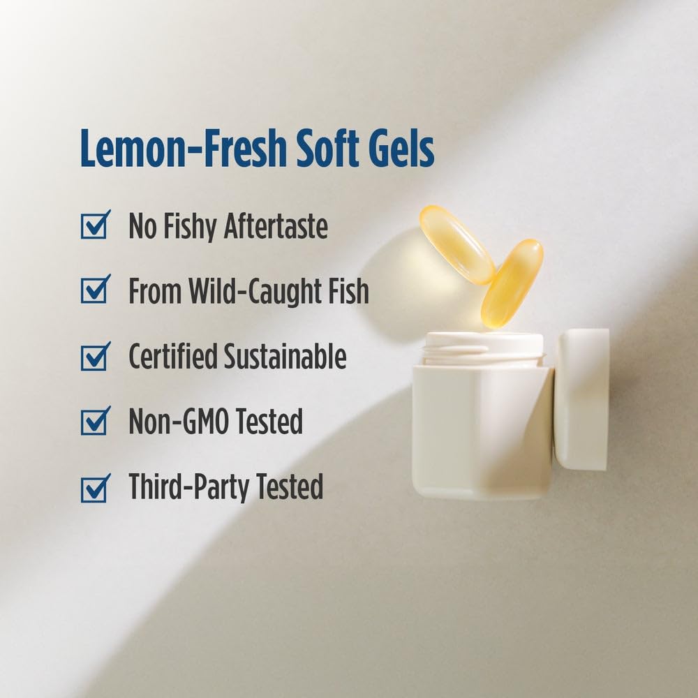 Soft gels on surface indicate a high-potency omega-3.