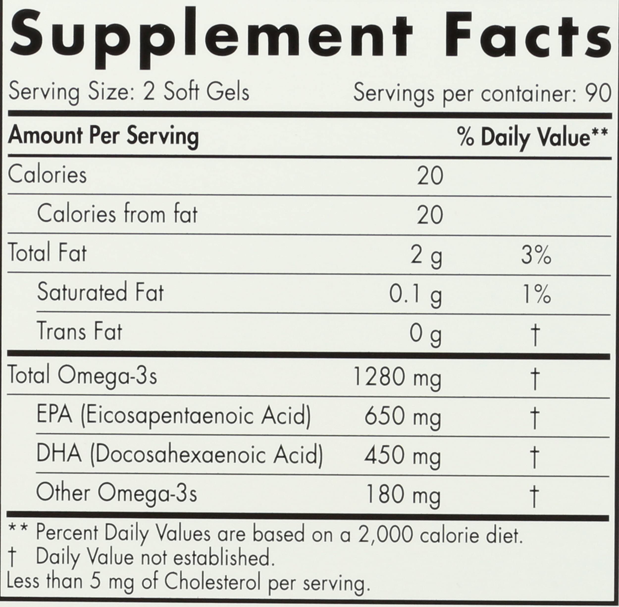 Nordic Naturals Ultimate Omega bottle pour showing easy daily dosing