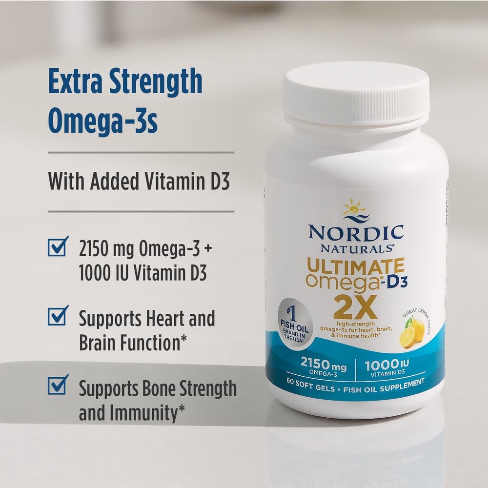 Nordic Naturals Ultimate Omega 2X daily-use scene for routine integration.