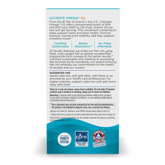 Nordic Naturals Ultimate Omega-D3 lemon pour: quick serving for your morning routine
